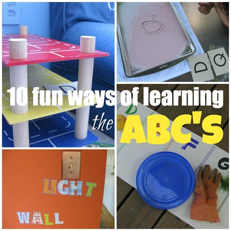 10 Fun Ways Of Helping Kids Learn The Abcs