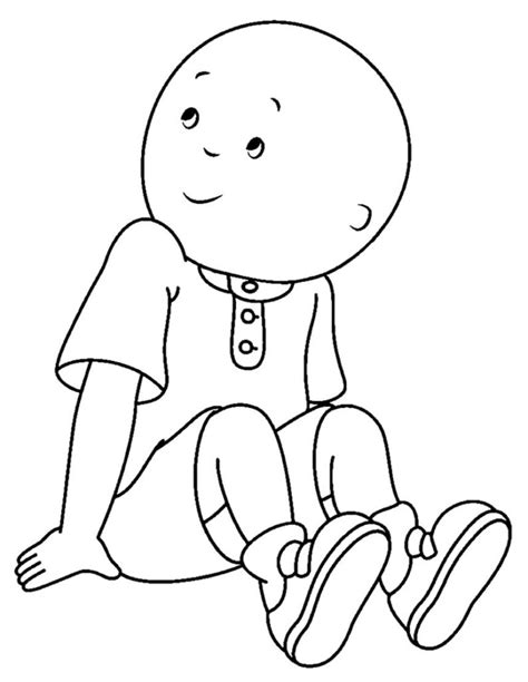 Desenhos De Caillou Para Colorir Pop Lembrancinhas