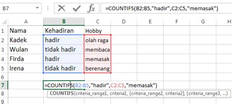 Cara Pakai Countif Excel Fungsi Rumus Count Dan Countblank Pada Excel