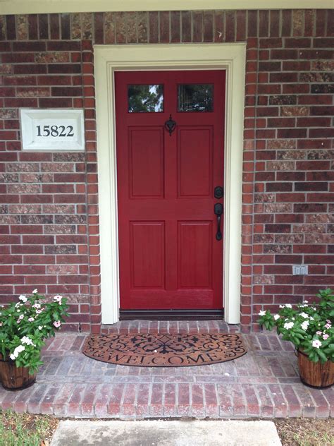 Entry Door Front Door Colors For Red Brick House Reneo Rele