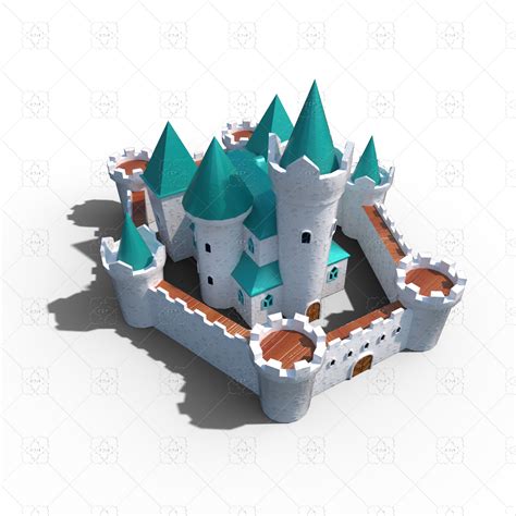 3d Fantasy Cartoon Castles set | GameDev Market