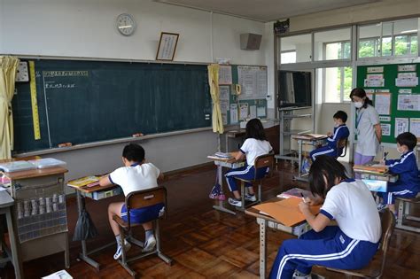 授業の様子（4，5年生） 今日の出来事（石岡市立瓦会小学校）