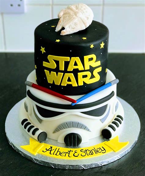 Star Wars Theme Cake Themed Cakes Cake Birthday Cake