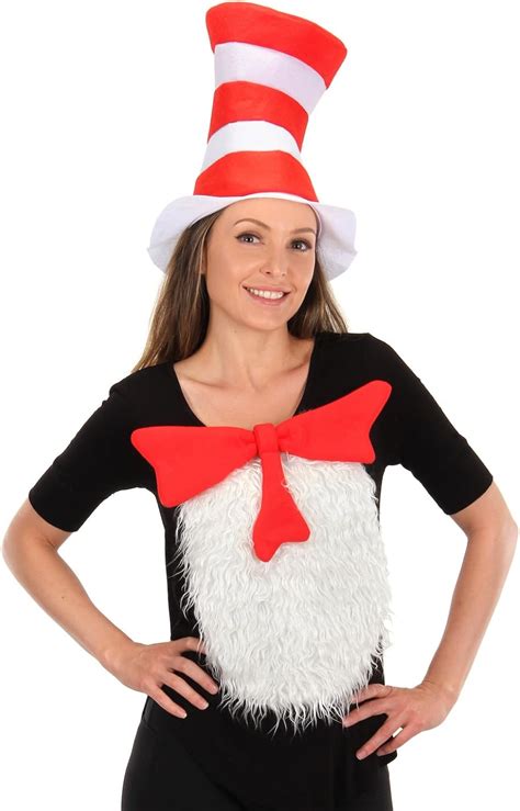 Dr Seuss Cat In The Hat Deluxe Costume Kit For Adults And