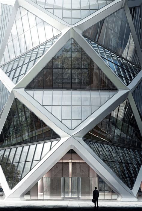 Diagrid Exoskeleton For Poly International Plaza Itsliquid Group