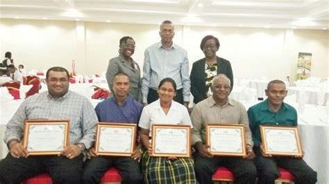 Grdb Awards Long Serving Employees Guyana Rice Development Board