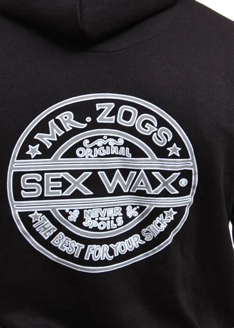 Sex Wax Hoody Black