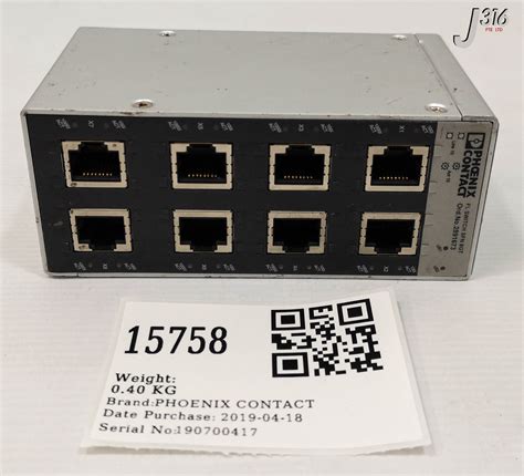 15758 Phoenix Contact Fl Switch Sfn 8gt 2891673 J316gallery