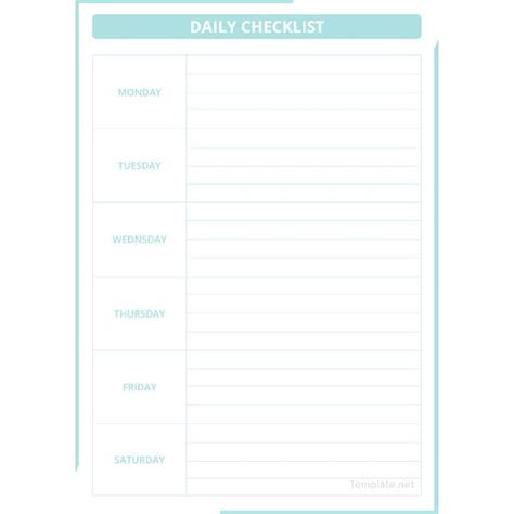 34 Word Checklist Template Examples In Word Free And Premium Templates