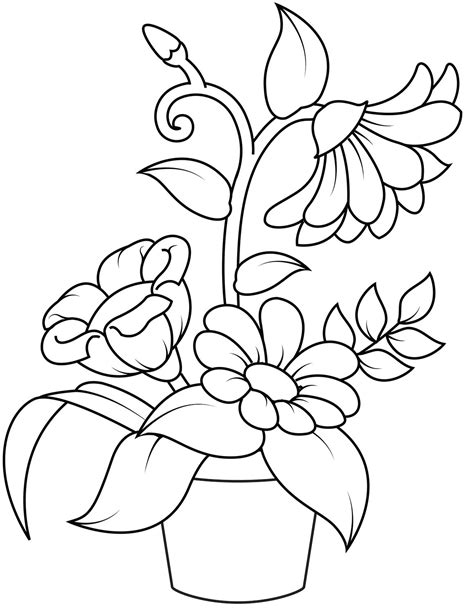 30 Desenhos De Flores Para Colorir E Imprimir Online Cursos Gratuitos