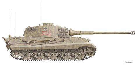 A Tiger II Nr 502 From S Pz Abt 501 Baranow Poland Captured By The