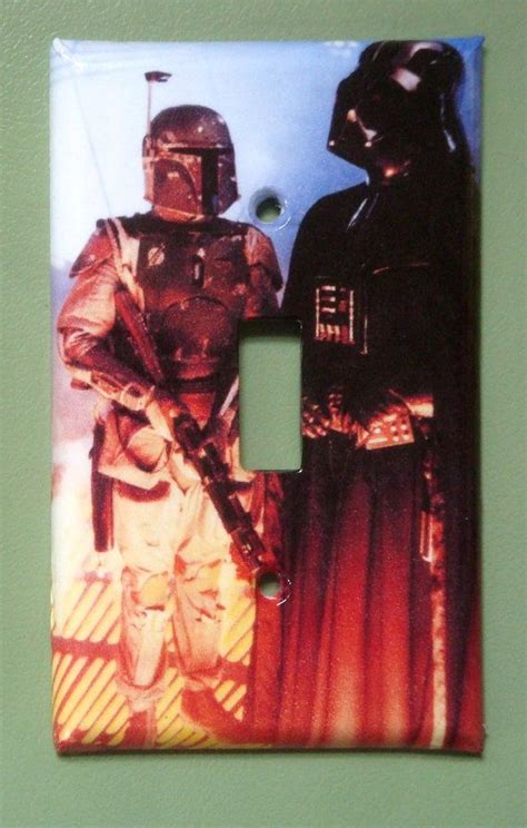 Boba Fett and Darth Vader: light switch cover plate | Etsy in 2020