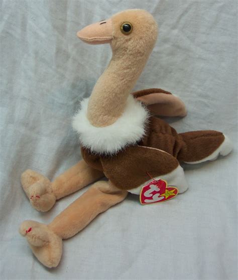Ty Beanie Baby Stretch The Ostrich 11 Plush Stuffed Animal Toy 1997