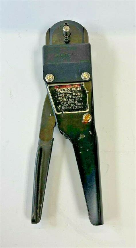 Burndy Crimper Tool With S 1 Pin Irontime Sales Inc
