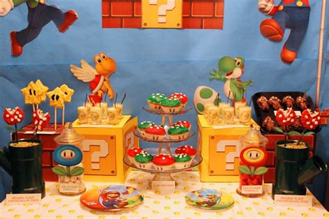 Mario Themed Birthday Party B Lovely Events