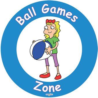 Jenny Mosley S Playground Zone Signs Ball Games Zone Sign Jenny Mosley Education Training