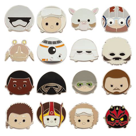 Star Wars Tsum Tsum Series 2 Mystery Pin Pack Star Wars Disney Pins Disney Trading Pins