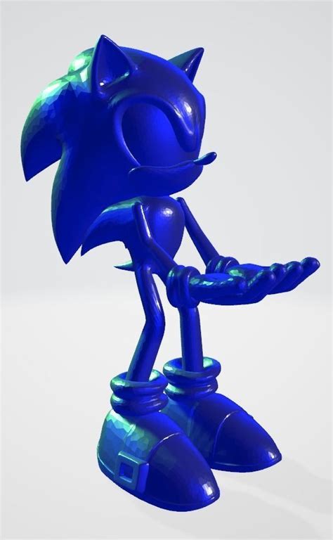 Sonic The Hedgehog 3d Model 3d Printable Cgtrader