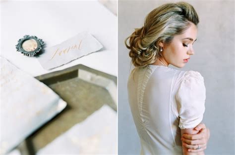 Ethereal Vintage Bridal Portraits In Elegant Neutrals Chic Vintage