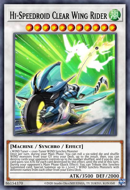 Hi Speedroid Clear Wing Rider Yu Gi Oh Tcg Ygo Cards