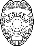Police Badge Coloring Page Police Badge Badge Coloring Pages