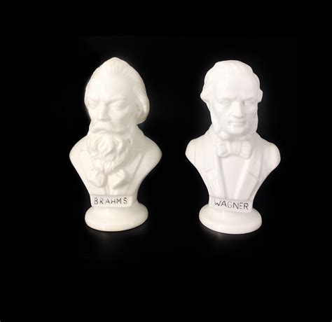 1 in c minor, op. Wagner. Brahms. Bust. Porcelain figurine. Classical music ...