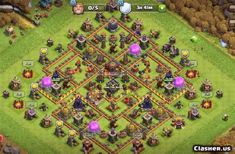 Town Hall Th War Trophy Base With Link