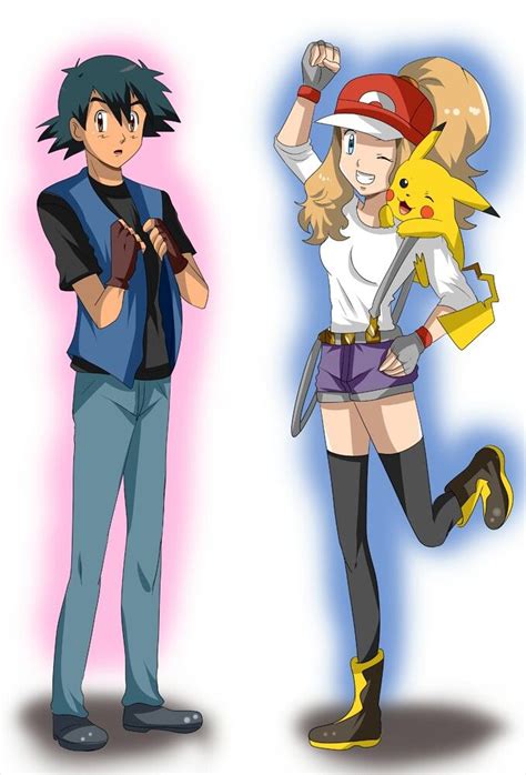 Pin By コウサカ メイミ On Best Of Amour Pokemon Ash And Serena Pokemon