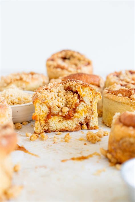 Apricot Crumb Buns With Brown Sugar Streusel Cloudy Kitchen Recipe