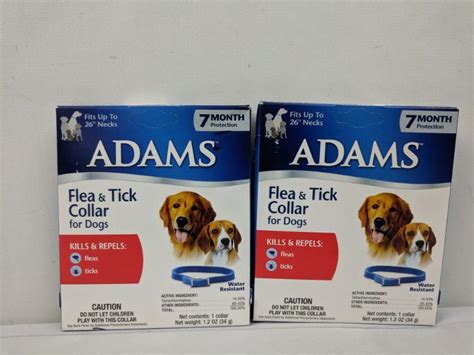 Adams Fleatick Collar For Dogs Set Of 2 New