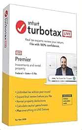 Turbotax Live Deluxe Desktop Tax Software Federal And State