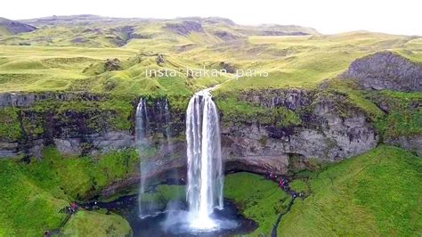 Amazing Drone Seljalandsfoss Iceland Youtube