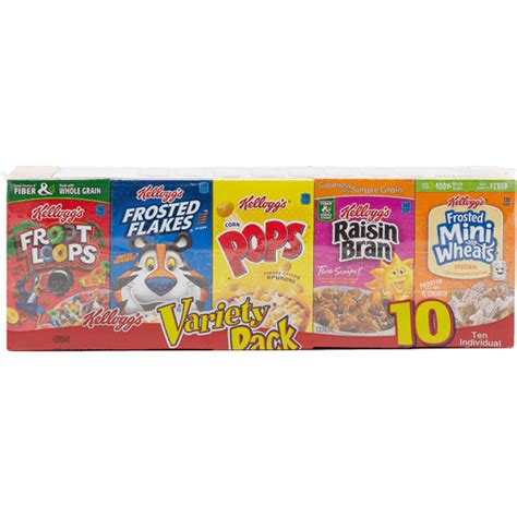 Kelloggs Total Assortments Cereal Variety 1094oz Cereal The Markets