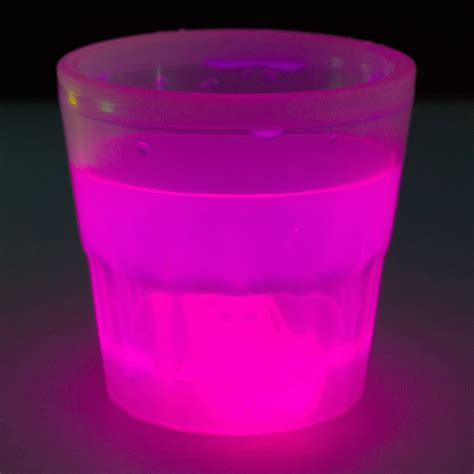 glow shot glasses uv barware uk