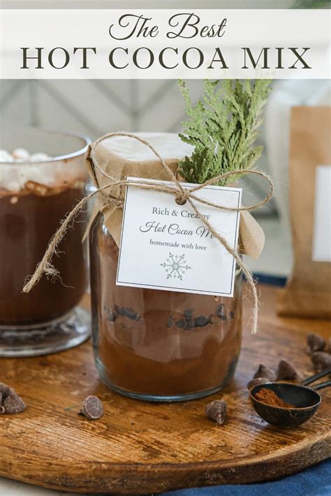 The Best Homemade Hot Cocoa Recipe Mix Sugar Maple Farmhouse