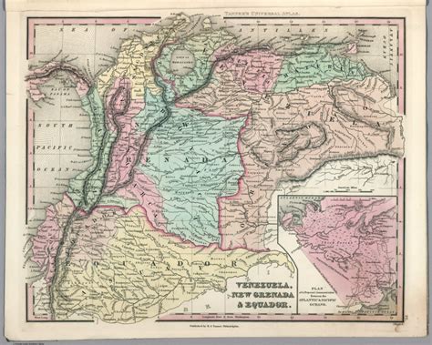 Venezuela New Grenada And Ecuador David Rumsey Historical Map Collection