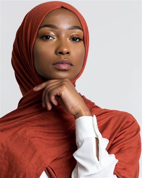 Burnt Orange Jersey Hijab Jersey Hijab Hijab Fashion