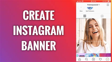 How To Create An Instagram Banner Grid Youtube