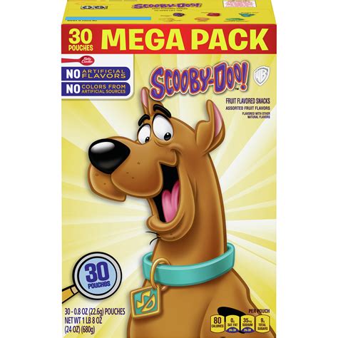 Fruit Snacks Scooby Doo Snacks Mega Pack 30 Ct 24 Oz