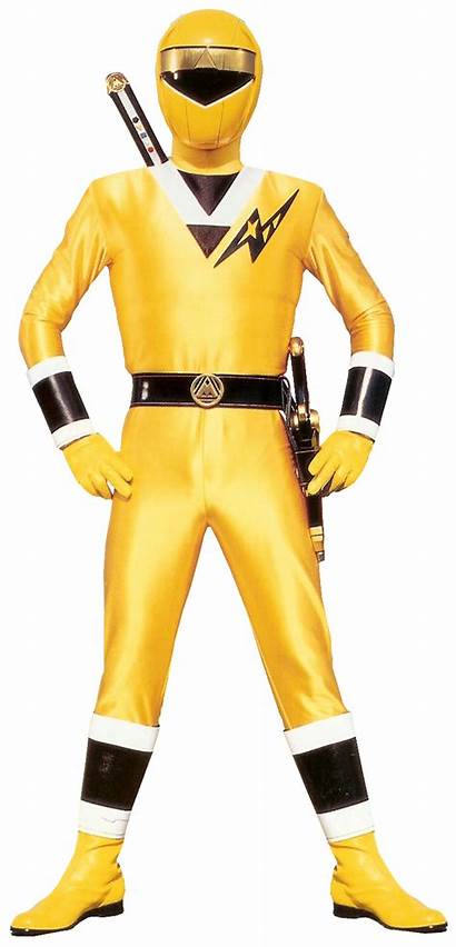 Ranger Yellow Power Sentai Super Rangers Aquitian