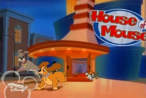 Lady And Tramp At The House Of Mouse House Mouse Disney Pets