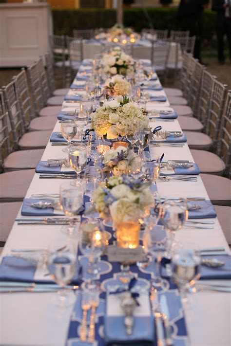 Wedding Head Table Blue Themed Wedding Cornflower Blue Wedding Blue