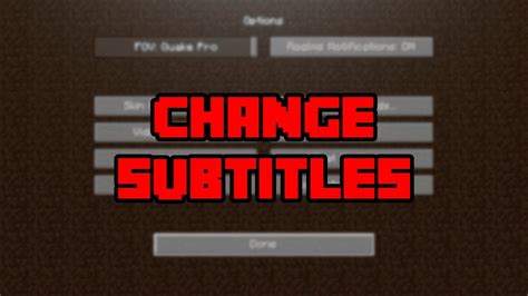 How To Turn Subtitles On And Off In Minecraft How To Enabledisable