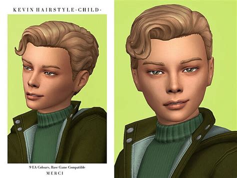 Kevin Hairstyle Child By Merci At Tsr Sims 4 Updates