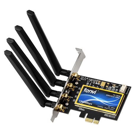 It provides ideal speed and performance needed for online gaming, web browsing, video streaming, and other requirements. BCM94360 Desktop PCI-e Wireless Card 1300Mbps AC WiFi ...