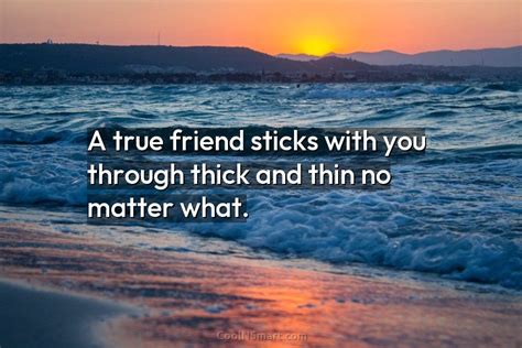 Quote A True Friend Sticks With You Through Coolnsmart