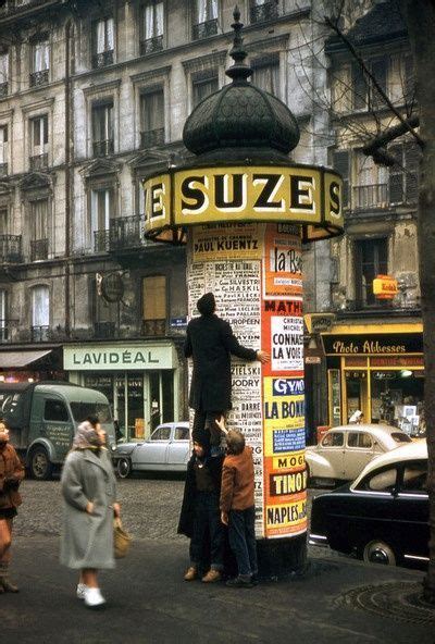 Robert Doisneau The Ascent Of The Column Morris Paris 1957 Robert