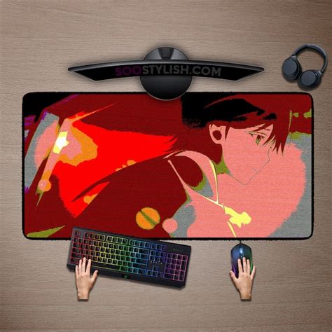 Japanese Anime Desk Mat Desk Mat Anime Desk Pad Anime Mouse Etsy