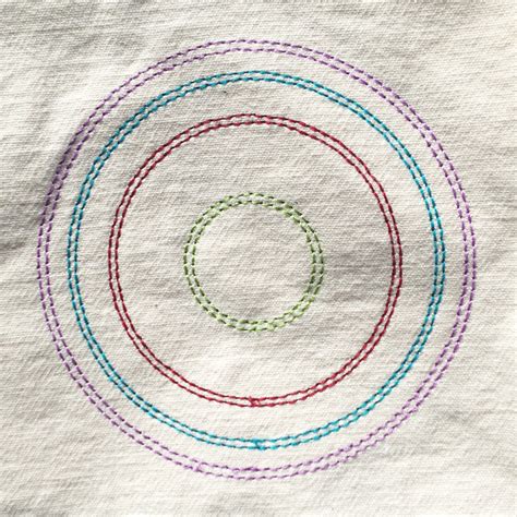 Original Bohemian Modern Circle Embroidery Designs In