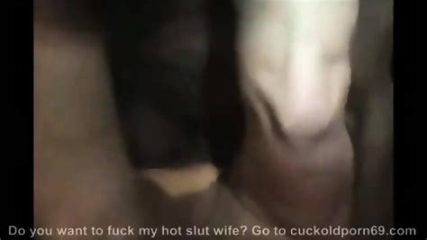 Cuckold White Lady Creaming While Sucking Black Cock